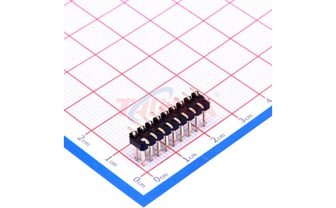 2.54mm雙排立貼2×9P