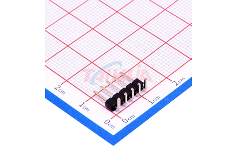 2.54mm單排90度5P