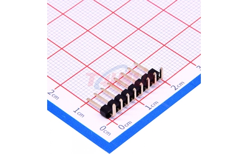 2.54mm單排90度8P
